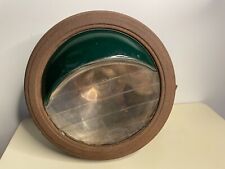 Antique Macbeth Evans Headlight Lens Bucket Green Eyebrow 4706 8 34 8.75 Inch